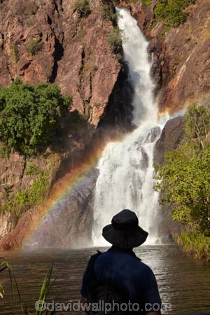 Australasia;Australia;cascade;cascades;creek;creeks;falls;Litchfield-N.P.;Litchfield-National-Park;Litchfield-NP;male;man;men;N.T.;natural;nature;Northern-Territory;NT;people;person;rainbow;rainbows;scene;scenic;stream;streams;Top-End;tourism;tourist;tourists;Wangi-Falls;water;water-fall;water-falls;waterfall;waterfalls;wet