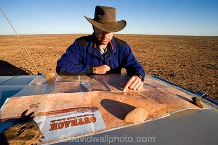 akubra;akubras;arid;Australasia;Australia;Australian;Australian-Desert;Australian-Deserts;Australian-Outback;back-country;backcountry;backwoods;chart;compass;country;countryside;desert;Deserts;direction;directions;dry;exploration;explore;geographic;geography;in-the-middle-of-nowhere;journey;lost;man;map;map-reading;maps;navigate;navigation;Outback;people;person;reading-map;red-centre;remote;remoteness;road-trip;road-trips;route;rural;S.A.;SA;South-Australia;Strezlecki-Track;Strezleki-Track;Strzelecki-Track;travel;traveling;travelling;wilderness