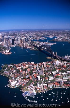 Sydney;Opera;House;Sydney;Harbour;harbor;harbors;harbours;Bridge;bridges;Australia;aerial;architecture;boat;boats;ferry;ferries;wake;kirribilli