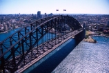 Sydney;Harbour;harbor;harbors;harbours;Bridge;aerials;bridges;Australia;aerial;bridge-climbers;bridge-climb;climbers;climb
