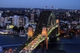 Sydney;Harbour;harbours;harbor;harbors;Bridge;Night;Shangri_La;Hotel;Sydney;Australia;traffic;tail-lights;bridges;light;lights