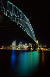 Sydney;Harbour;harbours;harbor;harbors;Bridge;Night;Australia;bridges;light;lights;dusk;twilight;office;offices;Sydney-Harbour-Bridge