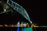 Sydney;Harbour;harbours;harbor;harbors;Bridge;Night;Australia;bridges;light;lights;dusk;twilight;office;offices;Sydney-Harbour-Bridge