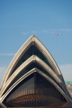 architectural;architecture;Australasia;Australia;Bennelong-Point;icon;iconic;icons;jet;landmark;landmarks;N.S.W.;New-South-Wales;NSW;Opera-House;plane;planes;Sydney;Sydney-Opera-House