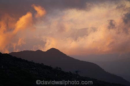 above-the-clouds;Australasian;Australia;Australian;cloud;cloudy;dusk;evening;Hobart;Island-of-Tasmania;Mount-Wellington;Mt-Wellington;Mt.-Wellington;nightfall;orange;sky;State-of-Tasmania;sunset;sunsets;Tas;Tasmania;twilight