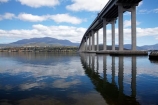 Australasian;Australia;Australian;bridge;bridges;calm;Derwent-River;Hobart;Island-of-Tasmania;Mount-Wellington;Mt-Wellington;Mt.-Wellington;placid;reflection;reflections;River-Derwent;road-bridge;road-bridges;serene;smooth;State-of-Tasmania;still;Tas;Tasman-Bridge;Tasmania;traffic-bridge;traffic-bridges;tranquil;water