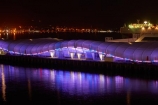 Auckland;Auckland-waterfront;calm;colorful-lighting;colourful-lighting;dark;dusk;evening;event-venue;events-building;flood-lighting;light;lighting;lights;modern-architecture;N.I.;N.Z.;New-Zealand;NI;night;night-time;night_time;North-Is;North-Is.;North-Island;Nth-Is;NZ;placid;public-transport;purple;Queens-Wharf;Queenss-Wharf;reflected;reflection;reflections;serene;smooth;still;The-Cloud;tranquil;twilight;unusual-building;unusual-buildings;Waitemata-Harbor;Waitemata-Harbour;water;waterfront