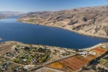 aerial;aerial-photo;aerial-photograph;aerial-photographs;aerial-photography;aerial-photos;aerial-view;aerial-views;aerials;Central-Otago;color;colors;colour;country;countryside;Cromwell;crop;crops;farm;farming;farmland;farms;field;Freeway-Orchard;fruit;fruit-tree;fruit-trees;horticulture;hydro-lake;hydro-lakes;lake;Lake-Dunstan;lakes;N.Z.;New-Zealand;NZ;orange;orchard;orchards;Otago;row;rows;rural;S.I.;SI;South-Is.;South-Island;tree;trees;water