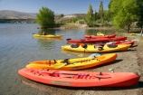 adventure;adventure-tourism;Bannockburn-Inlet;boat;boats;canoe;canoeing;canoes;Central-Otago;color;colorful;colour;colourful;kayak;kayaker;kayakers;kayaking;Kayaks;lake;Lake-Dunstan;lakes;leisure;N.Z.;New-Zealand;NZ;Otago;red;S.I.;SI;South-Island;yellow