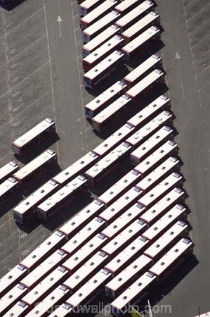 aerial;aerials;bus;bus-park;buses;canterbury;christchurch;new-zealand;park;parking-lot;parking-lots;parks;pattern;public-transport;public-transportation;roof;rooves;south-island;station;transport;transportation;vehicles;white