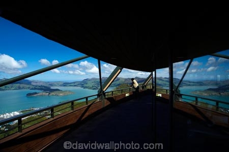 Banks-Peninsula;Canterbury;Chch;Christchurch;gondola-top-station;harbor;harbors;harbour;harbours;Lyttelton-Harbor;Lyttelton-Harbour;Mount-Cavendish;Mount-Cavendish-Gondola;Mt-Cavendish;Mt-Cavendish-Gondola;N.Z.;New-Zealand;NZ;people;person;Port-Hills;reflection;reflections;S.I.;SI;South-Is;South-Island;Sth-Is;top-station;tourism;tourist;tourists