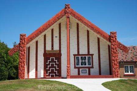 culture;Dunedin;Maori-culture;marae;meeting-house;N.Z.;New-Zealand;Ngai-Tahu;NZ;Otago;Otago-Peninsula;Otakou-Marae;S.I.;SI;South-Is.;South-Island