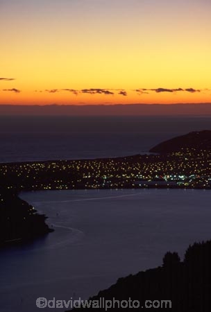 Otago-Harbour;Dunedin;Pacific-Ocean;Dusk;Signal-Hill;night;night_time;nighttime;night-time;light;lights;sunset;orange;harbours;harbors;harbor
