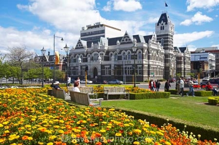 1899;Architect;architecture;building;buildings;city-gardens;color;colorful;colors;colour;colourful;colours;council-gardens;Court;Courts;District-Court;District-Courts;Dunedin;Dunedin-Court;Dunedin-Courts;Dunedin-High-Court;Dunedin-Law-Courts;floral;flower;flower-bed;flower-beds;flower-garden;flower-gardens;flowers;garden;gardens;heritage;High-Court;High-Courts;historic;historic-building;historic-buildings;historical;historical-building;historical-buildings;history;John-Campbell;justice;justice-system;law;Law-Court;Law-Courts;legal;New-Zealand;old;Otago;South-Island;tradition;traditional;yellow