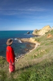coast;coastal;coastline;coastlines;coasts;Dunedin;East-Otago;female;foreshore;girl;girls;headland;headlands;Historic-Maori-Pa-Site;historic-place;historic-places;Huriawa-Peninsula;Karitane;Karitane-Peninsula;Maori-Pa;N.Z.;New-Zealand;NZ;ocean;Otago;people;person;sea;shore;shoreline;shorelines;shores;South-Is;South-Is.;South-Island;The-Pa-Te-Wera;water;woman;women
