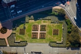 aerial;aerial-image;aerial-images;aerial-photo;aerial-photograph;aerial-photographs;aerial-photography;aerial-photos;aerial-view;aerial-views;aerials;Castle-St;Castle-Street;Dunedin;Dunedin-Railway-Station;garden;gardens;Knot-Garden;knot-gardens;N.Z.;New-Zealand;NZ;Otago;Railway-Station;S.I.;South-Is;South-Island;Sth-Is