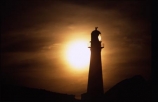 light-house;light-houses;lighthouses;moon;silhouette;Moonrise;Castle-Point;Lighthouse;castlepoint;dark;night
