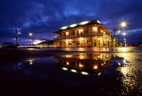 wine;wine-region;hotels;accommodation;pub;pubs;historic;historical;colonial;reflection;reflections;night;puddle;verandah;lights;light;hotel;martinborough;martinborough-hotel;welcoming;rain;raining;rainy