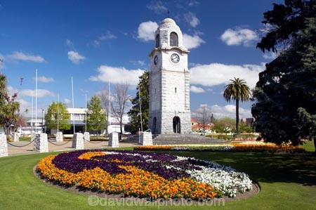 Blenheim;clock-tower;flower;flower-beds;flower-garden;flower-gardens;flowers;Marlborough;memorial-clock-tower;New-Zealand;park;parks;Seymore-Sq;Seymore-Square;Seymour-Square;South-Island;spring;spring-time;spring_time;springtime