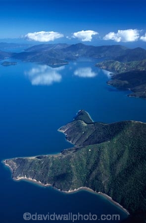 aerials;bay;bays;calm;cloud;clouds;coast;coastal;coastline;headland;headlands;ocean;peninsula;peninsulas;reflection;reflections;sea;shore;shoreline;sound;still;water