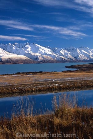 alpine;canals;electricity-generation;energy;hydro-power;lakes;meridian;mountain;mountains;power-scheme;reflection;reflections;snow;southern-alps;water;winter