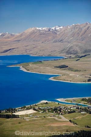 aerial;aerial-photo;aerial-photography;aerial-photos;aerials;air-to-air;Canterbury;lake;Lake-Tekapo;lakes;Mackenzie-Country;N.Z.;New-Zealand;NZ;South-Canterbury;South-Island;Tekapo-Village;Two-Thumb-Range;water
