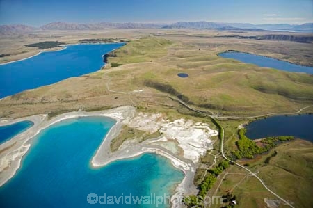 aerial;aerial-photo;aerial-photography;aerial-photos;aerials;air-to-air;aqua;blue;Canterbury;lake;Lake-Alexandrina;Lake-McGregor;Lake-Tekapo;lakes;Mackenzie-Country;N.Z.;New-Zealand;NZ;South-Canterbury;South-Island;teal;turquoise;water