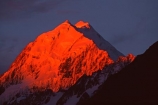 alpenglow;color;colors;colour;colours;dusk;highest;main-divide;orange;peak;snow;southern-alps;sunset;winter