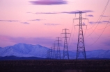 cable;cables;color;colour;dusk;industrial;industry;line;lines;mountains;network;pink;power;power-lines;pylon;pylons;snow;twilight;voltage;winter;wire;wires