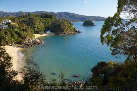 beach;beaches;Breaker-Bay;calm;coast;coastal;coastline;Honeymoon-Bay;idyllic;Kaiteriteri;N.Z.;Nelson-Region;New-Zealand;Ngaio-Is;Ngaio-Is.;Ngaio-Island;NZ;ocean;oceans;S.I.;sand;sandy;sea;seas;serene;shore;shoreline;SI;South-Is.;South-Island;Tasman-Bay