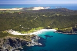 aerial;aerials;bay;bays;beach;beaches;blue;bluff;bluffs;Cape-Reinga;cliff;cliffs;coast;coastal;coastline;Far-North;is;is.;new-zealand;North-Cape;north-is.;north-island;northland;ocean;sand;sandy;scenic;sea;shore;shoreline;Tapotupotu-Bay;water;waterside;waves