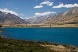 aqua;Ben-Ohau-Range;blue;Canterbury;Dobson-Valley;lake;Lake-Ohau;lakes;Mackenzie-Country;N.Z.;Neumann-Range;New-Zealand;North-Otago;NZ;S.I.;shore;shoreline;SI;South-Canterbury;South-Island;Waitaki-District;water
