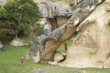 Anatini-Whale-Fossil-Site;arch;child;children;Duntroon;families;family;Limestone;N.Z.;New-Zealand;North-Otago;NZ;Otago;rock-arch;rock-formation;rock-formations;S.I.;SI;South-Is.;South-Island;The-Vanished-World-Heritge-Trail;The-Vanished-World-Trail;Waitaki-District;Waitaki-Region
