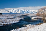 Ahuriri-River;cold;freeze;freezing;N.Z.;New-Zealand;North-Otago;NZ;Otago;river;rivers;S.I.;season;seasonal;seasons;SI;snow;snowy;South-Island;Waitaki-District;white;winter;wintery