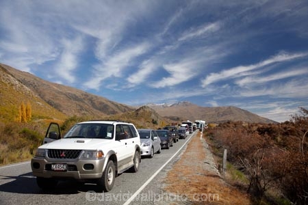 Gibbston-Valley;line;N.Z.;Nevis-Bluff;New-Zealand;NZ;Otago;queue;road-works;S.I.;SI;South-Is;South-Is.;South-Island;Southern-Lakes;Southern-Lakes-District;Southern-Lakes-Region;state-highway-6;state-highway-six;traffic-queue;traffic-queues;Traffic-waiting