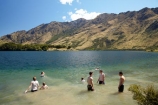 hot;lake;lakes;Moke-Lake;Moonlight-Track;N.Z.;New-Zealand;NZ;Otago;play;playing;Queenstown;S.I.;SI;South-Is.;South-Island;Southern-Lakes;Southern-Lakes-District;Southern-Lakes-Region;summer;swim;swimmers;swimming