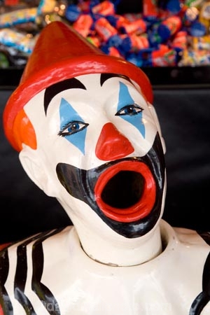 amusement;amusement-park;amusement-parks;amusements;ball-game;Bay-of-Plenty;Bay-of-Plenty-District;bright;chance;clown;clown-face;clown-faces;clown-head;clown-heads;clowns-face;clowns-head;clowns;clowns-face;clowns-head;color;colored;colors;colour;coloured;colours;entertainment;face;faces;fair;fairground;fairground-attraction;fairgrounds;fairs;fun;funfair;funfairs;gamble;gambling;game;game-of-chance;games;games-of-chance;laughing-clown;laughing-clowns;mouth;mouths;N.I.;N.Z.;New-Zealand;NI;North-Island;NZ;open-mouth;open-mouths;red;Rotorua;side-show;side-shows;side_show;side_shows;sideshow;sideshows;stall;stalls;white