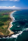 New-Zealand;coast;coastal;coastline;shore;shoreline;beach;beaches;sand;sandy;waves;wave;sea;ocean;Pacific;bay;colour;color;farmland;rural;marine;rugged;Southern-Scenic-Route