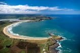 New-Zealand;coast;coastal;coastline;shore;shoreline;beach;beaches;sand;sandy;waves;wave;sea;ocean;Pacific;bay;colour;color;farmland;rural;marine;rugged;Southern-Scenic-Route