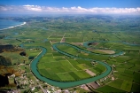 hydro_electric;power;electricity;dam;dammed;generation;winding;rural;farmland;pasture;pastures;fields;field;agriculture;fertile;paddocks;paddock;farmland;pastureland;arable;meadows;colour;color;green;Southern-Scenic-Route;New-Zealand;s;aerials;rivers;bend;bends