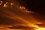 cloud;clouds;dusk;evening;light-rays;Mossburn;N.Z.;New-Zealand;nightfall;NZ;orange;S.I.;SI;sky;South-Is;South-Island;Southland;Sth-Is;sun-rays;sunset;sunsets;twilight