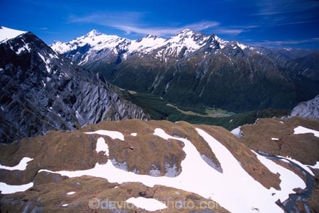 snow;mountains;mountain;snowy;white;high;altitude;tramper;person;tiny;minute;miniscule;adventure;recreation;recreational;mount-aspiring;winter;cold;temperature;freezing;freeze;ice;icy;valley;valleys;aerial;aerials