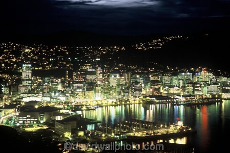 capital;government;harbor;harbour;waterfront;port;nicholson;skyline;sky-scrapers;offices;blocks;highrise;cbd;central;business;district;water;ships;ferry;terminal;marina;night;reflections;reflection;lights