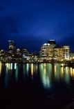 wellington;harbors;harbours;harbor;harbour;waterfront;port;nicholson;skyline;sky-scrapers;offices;office;skyscraper;skyscrapers;sky-scraper;blocks;highrise;cbd;central;business;district;water;ships;night;reflections;reflection;lights