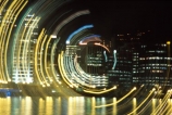 wellington;harbors;harbours;harbor;harbour;waterfront;port;nicholson;skyline;sky-scrapers;offices;office;skyscraper;skyscrapers;sky-scraper;blocks;highrise;cbd;central;business;district;water;ships;night;reflections;reflection;lights;circle;circles;vibrant;vibrancy;night_life;nightlife;night-life