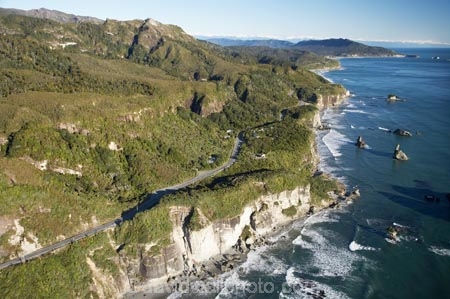 12-Mile-Bluff;aerial;aerial-photo;aerial-photograph;aerial-photographs;aerial-photography;aerial-photos;aerial-view;aerial-views;aerials;bend;bends;bluff;bluffs;cliff;cliffs;coast;coastal;coastline;coastlines;coasts;corner;corners;curve;curves;driving;highway;highways;Motukiekie-Rocks;N.Z.;New-Zealand;NZ;ocean;open-road;open-roads;road;road-trip;roads;S.I.;sea;shore;shoreline;shorelines;shores;SI;South-Island;State-Highway-6;State-Highway-Six;steep;Tasman-Sea;transport;transportation;travel;traveling;travelling;trip;Twelve-Mile-Bluff;water;West-Coast;Westland