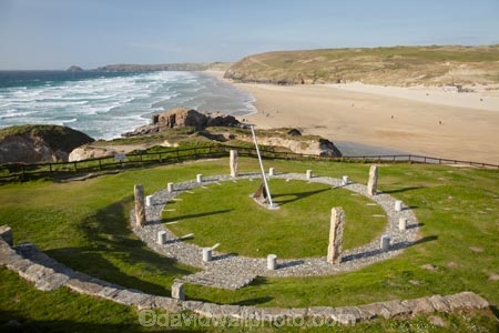 beach;beaches;Britain;coast;coastal;coastline;coastlines;coasts;Cornwall;England;foreshore;G.B.;GB;Great-Britain;ocean;Perran-Bay;Perran-Beach;Perranporth;sand;sandy;sea;shore;shoreline;shorelines;shores;sun-dial;sun-dials;sundial;sundials;U.K.;UK;United-Kingdom;water