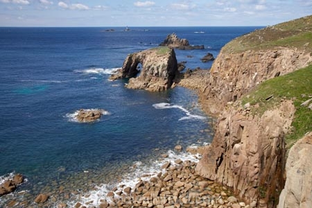 bluff;bluffs;Britain;cliff;cliffs;coast;coastal;coastline;coastlines;coasts;Cornwall;England;English-Channel-Coast;foreshore;G.B.;GB;geological;geology;granite-cliffs;Great-Britain;headland;headlands;Lands-End;Lands-End;natural-arch;natural-arches;natural-bridge;natural-bridges;natural-geological-formation;natural-geological-formations;ocean;Penwith-peninsula;rock;rock-arch;rock-arches;rock-formation;rock-formations;rock-outcrop;rock-outcrops;rock-tor;rock-torr;rock-torrs;rock-tors;rocks;sea;sea-arch;sea-arches;shore;shoreline;shorelines;shores;stone;U.K.;UK;United-Kingdom;water