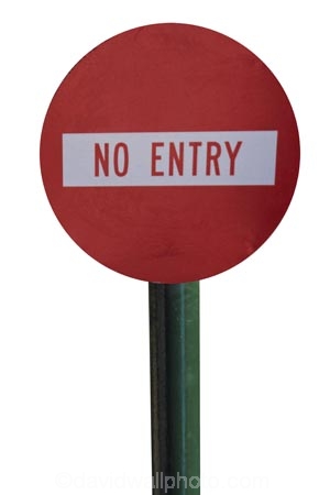 N.Z.;New-Zealand;no;entry;NZ;road;sign;signpost;Street;traffic;warning;cutout;cut;out