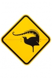 australasia;australia;australian;lyrebird;lyrebird;bird-Warning-Sign;nature;Road;road-sign;road-signs;road_sign;road_signs;roads;roadsign;roadsigns;sign;signs;symbol;symbols;tranportation;transport;travel;warn;warning;wildlife;yellow-black;cutout